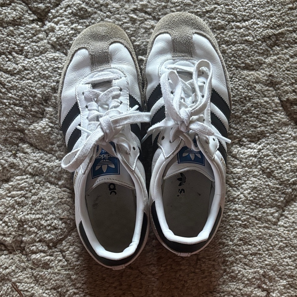 Adidas White and Black Samba OGs